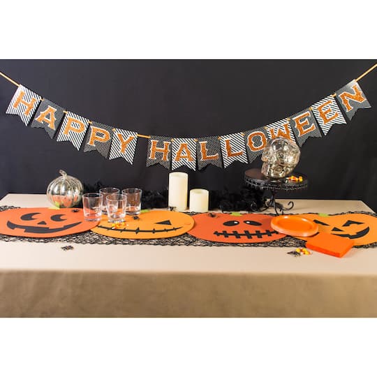 DII® Jack-O-Lantern Table Runner and Placemat Set